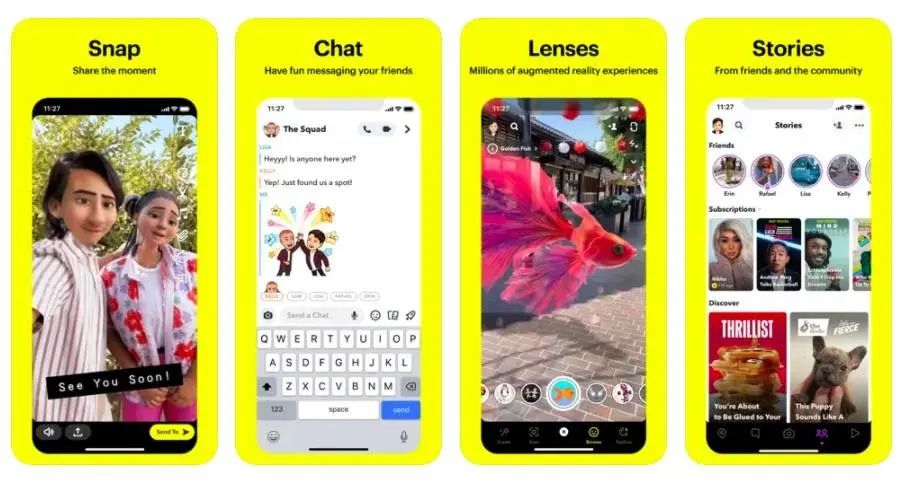 今天，Snapchat 仍然是美國青少年常用的app 之一