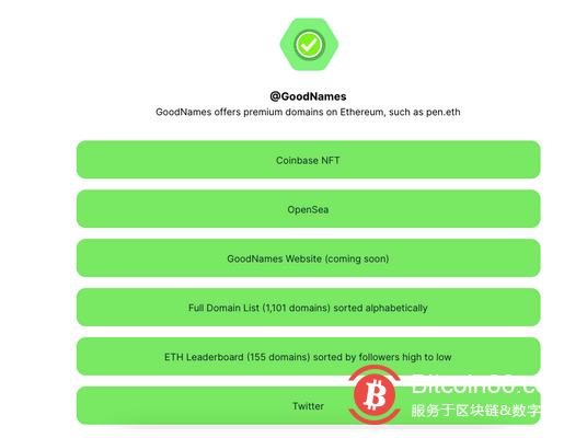 巨鯨掃貨ENS 域名，“Web3 名片”成生意