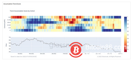   Glassnode 研究：比特幣鏈上活動處於熊市但強烈囤幣趨勢顯現