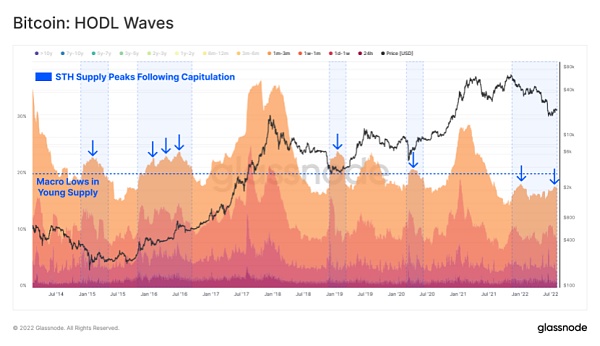 BTC：HODL Waves