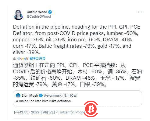 馬斯克發出“通貨緊縮”警報——比特幣是否有跌破14000的風險？ 