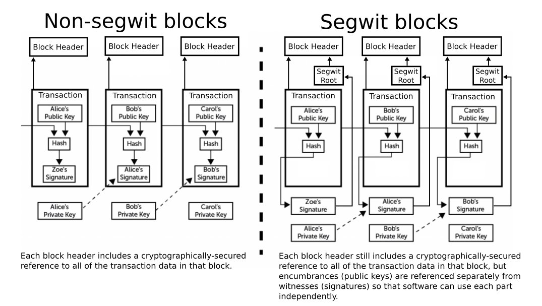 An illustration of the old and new transaction serialization posted by David A. Harding .