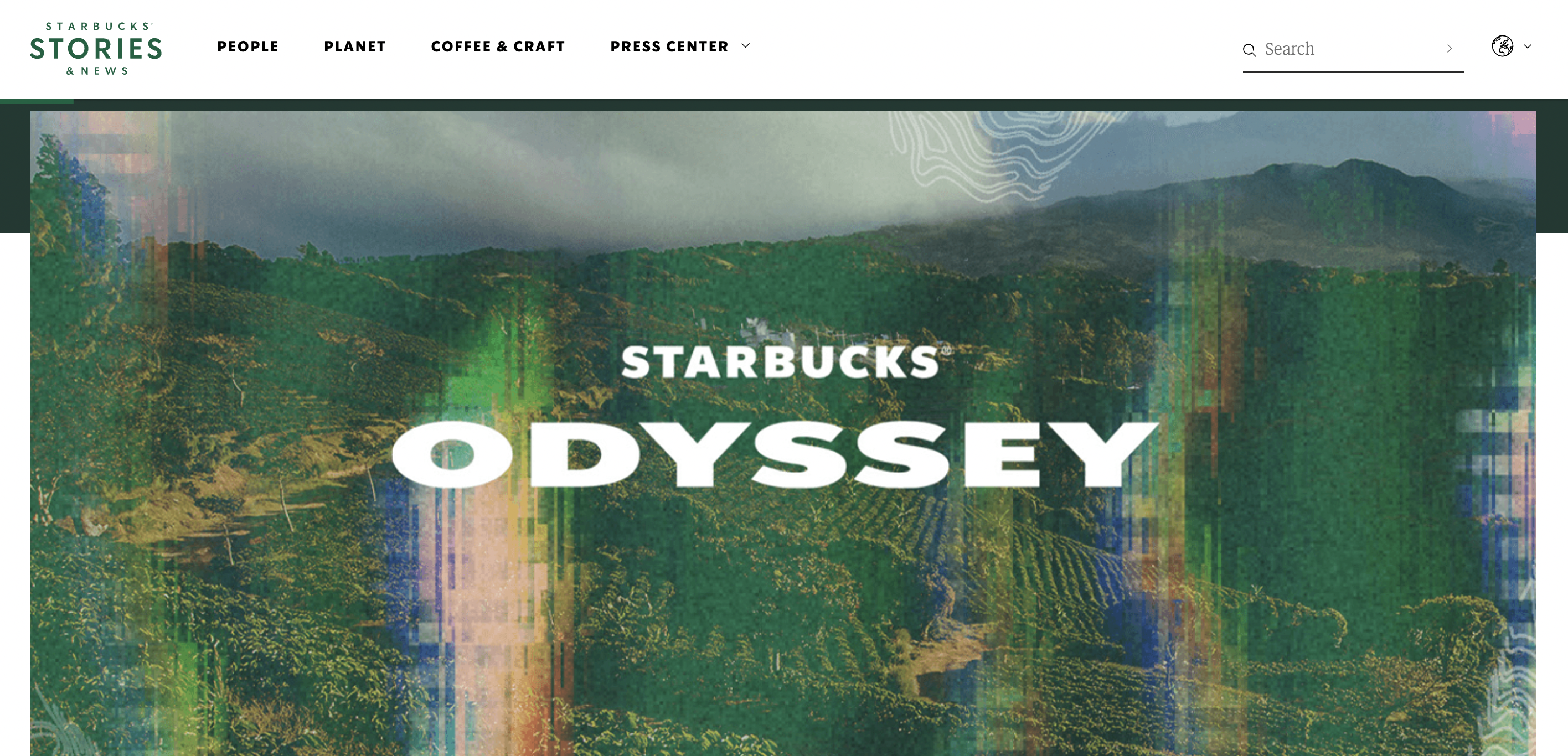 星巴克Web3 平台Starbucks Odyssey 官網界面