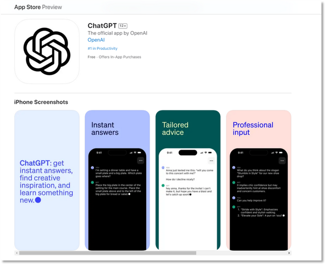 ChatGPT上架美區App Store