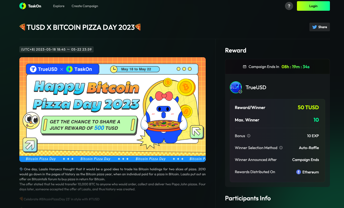以Bitcoin Pizza日為例，如何搜索並加入一些熱點活動？
