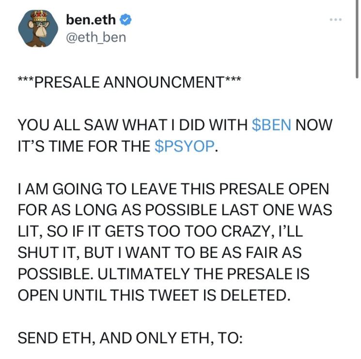 站在Meme風口下，Ben是如何從無名小輩成為加密新傳奇？