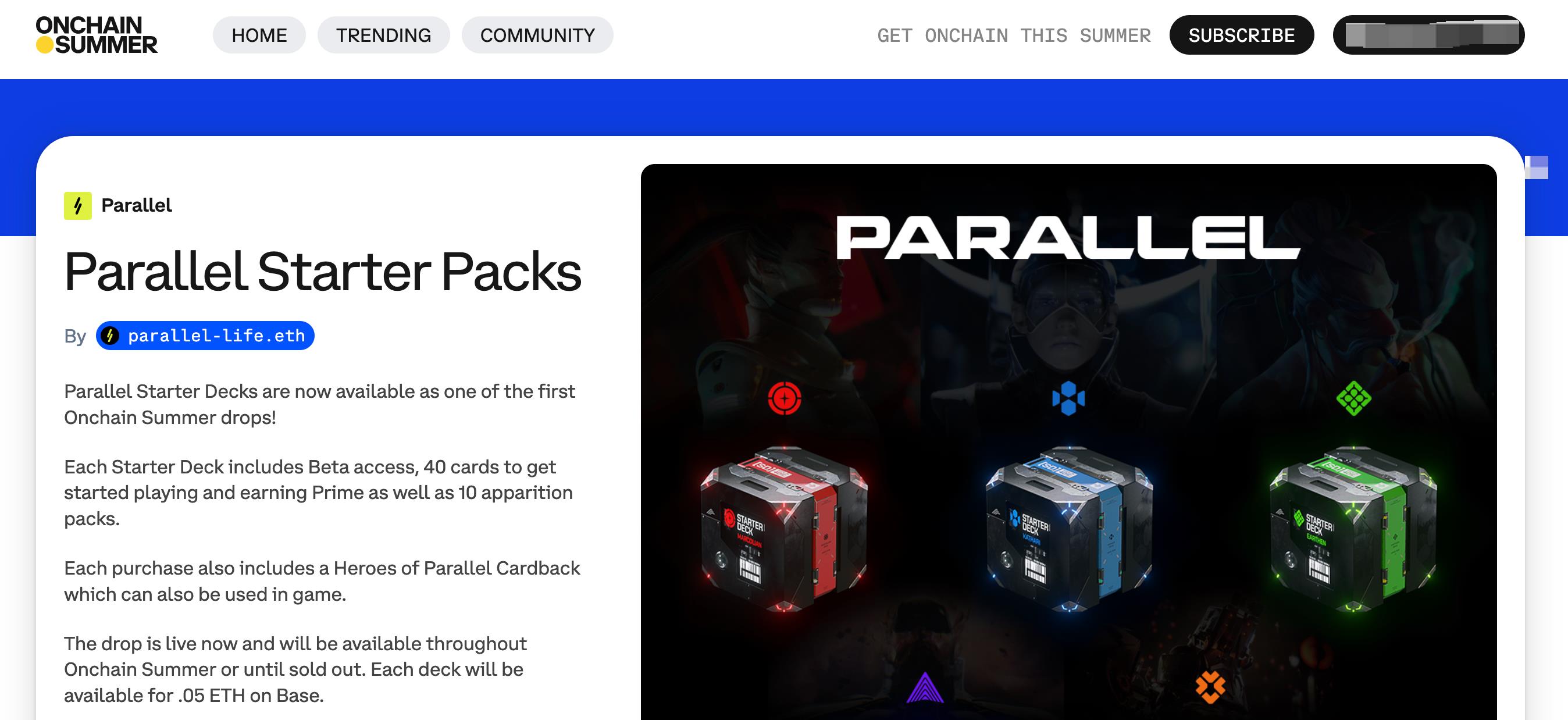 Base和Paradigm雙巨頭加持下，卡牌鏈遊Parallel能否掀起加密新浪潮？