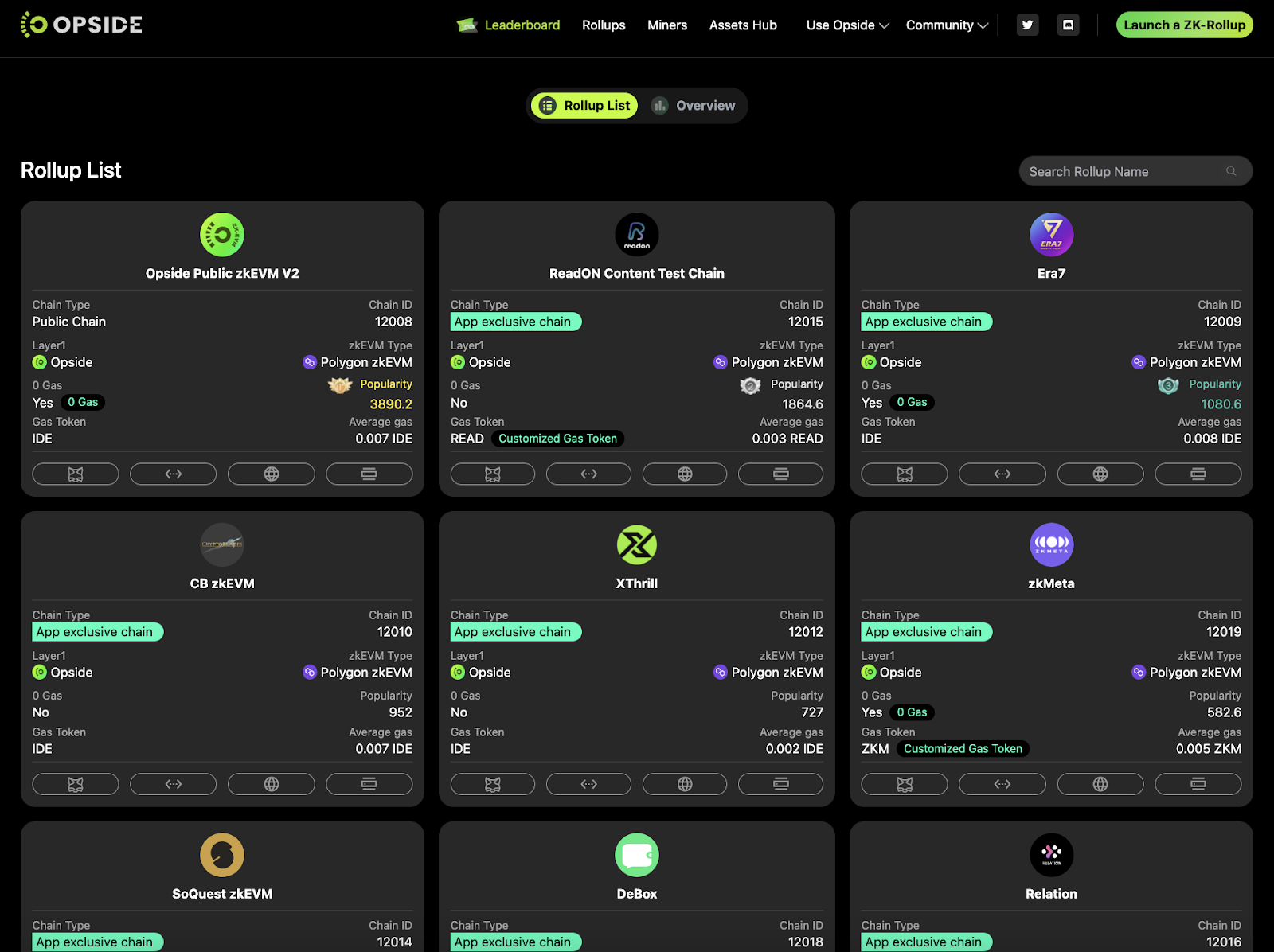 Opside ZK-Rollup LaunchBase重磅更新：支持ETH/BSC/Polygon測試網等多個L1選項