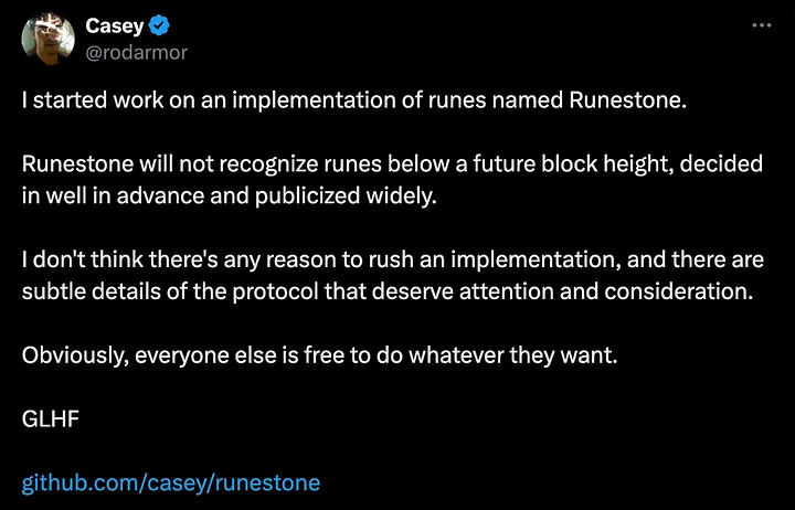 一文讀懂爆火Runestone及背後的Runes協議