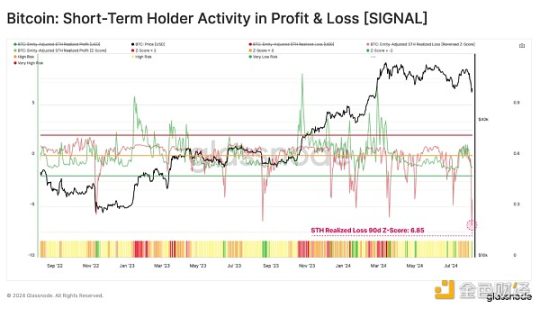 Glassnode鏈上觀察：8·5暴跌中，誰在拋售BTC？